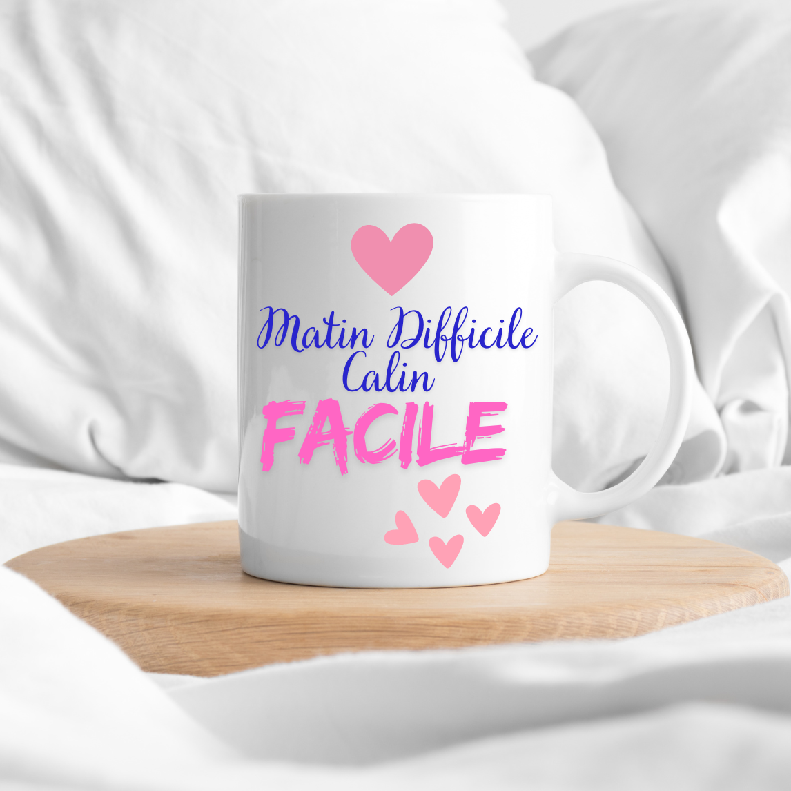 Mug "Matin difficile, Calin facile"