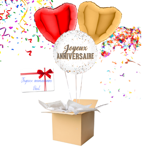 Bouquet de Ballons Joyeux Anniversaire - Explosion de Couleurs et de Bonheur!