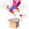 Bouquet de Ballons Happy Birthday Licorne arc en ciel