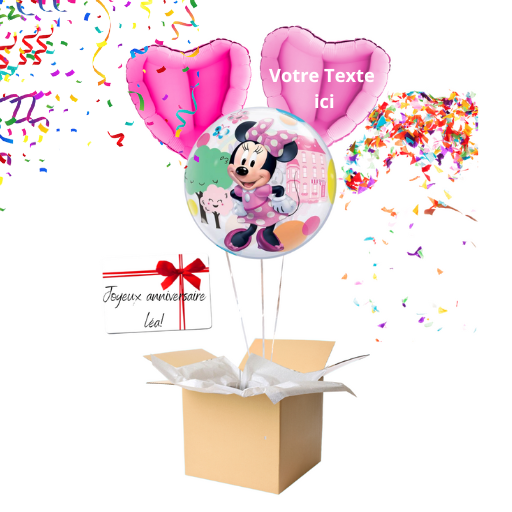 Bouquet de Ballons Minnie à Personnaliser