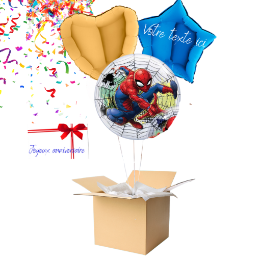Bouquet de Ballons Spiderman à Personnaliser