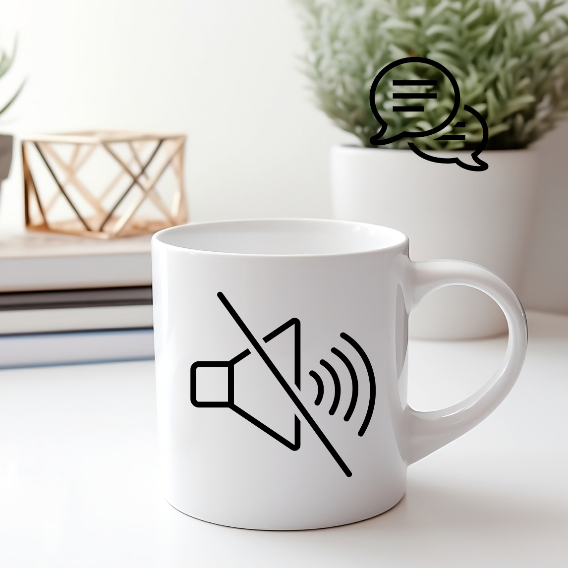 Mug "Interdit de me parler avant mon café" – Le cadeau parfait et amusant à offrir