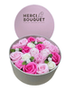 Ballon Happy birthday et son Bouquet de savon de roses