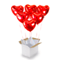 Ballon Coeur Rouge